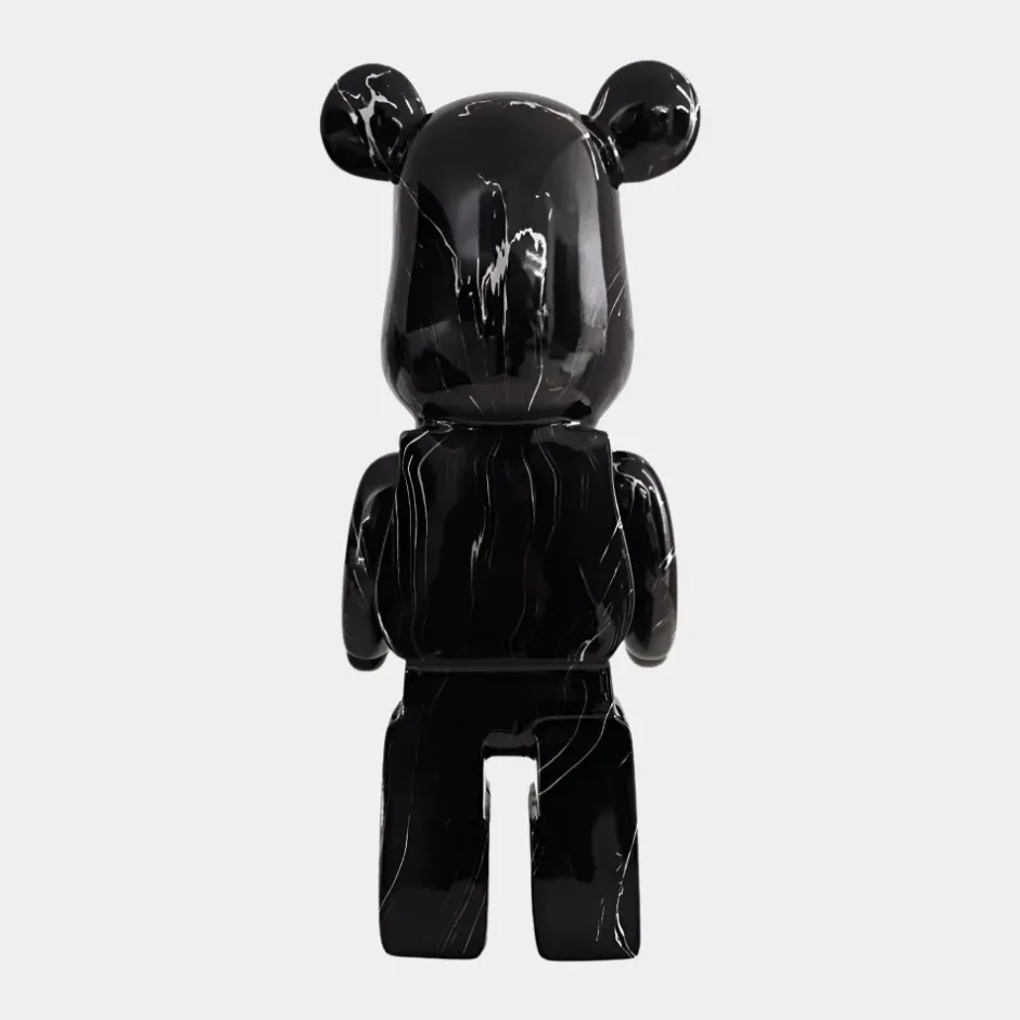 Statues & Sculptures Table Top|Floor Standing^Aero Bear 50cm Black Resin Indoor Sculpture