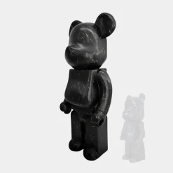 Statues & Sculptures Floor Standing|Animals^Aero Bear 135cm Black Resin Indoor Sculpture