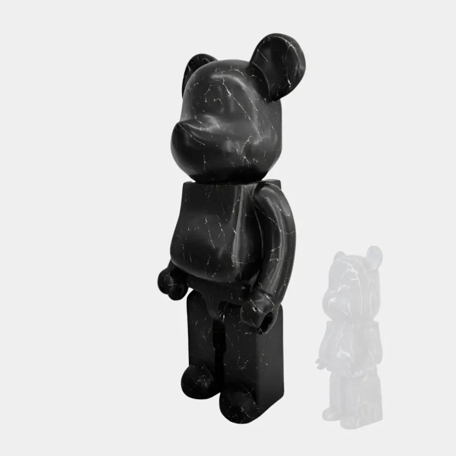 Statues & Sculptures Floor Standing|Animals^Aero Bear 135cm Black Resin Indoor Sculpture