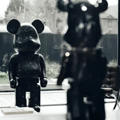 Statues & Sculptures Floor Standing|Animals^Aero Bear 135cm Black Resin Indoor Sculpture