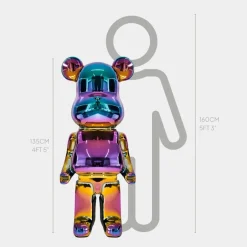 Statues & Sculptures Floor Standing|Animals^Aero Bear 135cm Dynamic Colour Resin Indoor Sculpture
