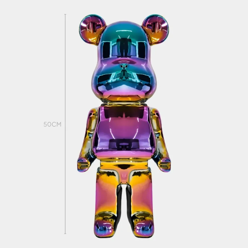 Statues & Sculptures Table Top|Floor Standing^Aero Bear 50cm Dynamic Colour Resin Indoor Sculpture