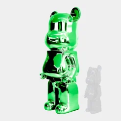 Statues & Sculptures Floor Standing|Animals^Aero Bear 135cm Green Resin Indoor Sculpture
