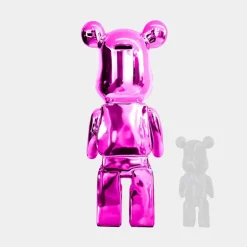 Statues & Sculptures Floor Standing|Animals^Aero Bear 135cm Pink Resin Indoor Sculpture