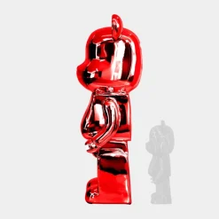 Statues & Sculptures Floor Standing|Animals^Aero Bear 135cm Red Resin Indoor Sculpture