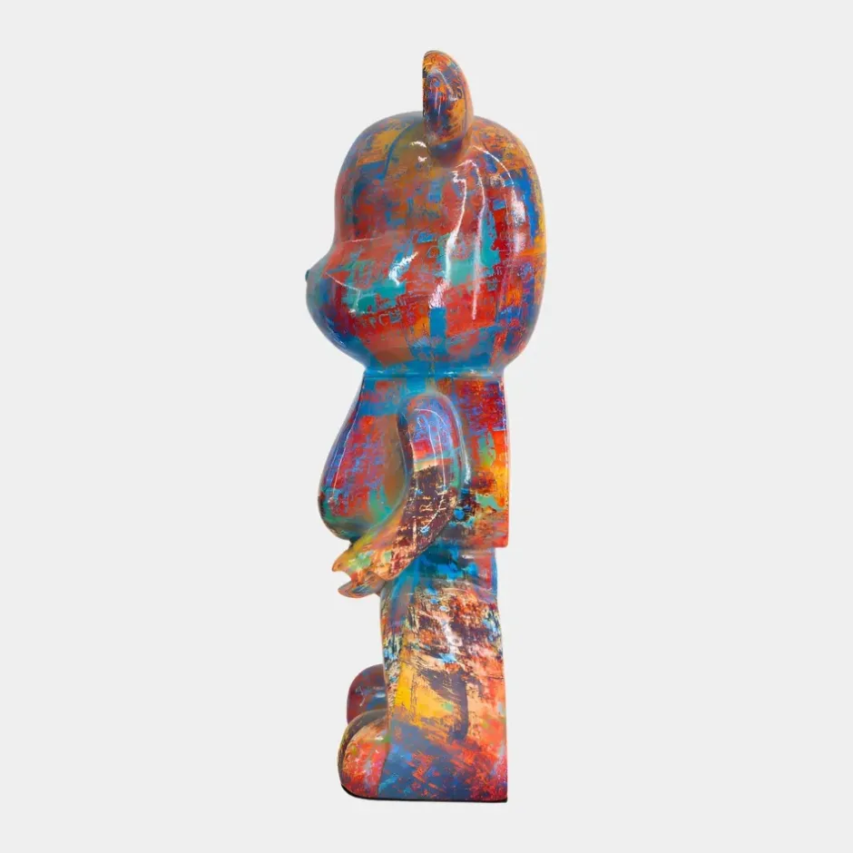 Statues & Sculptures Table Top|Floor Standing^Aero Bear Colourburst 50cm Resin Indoor Sculpture