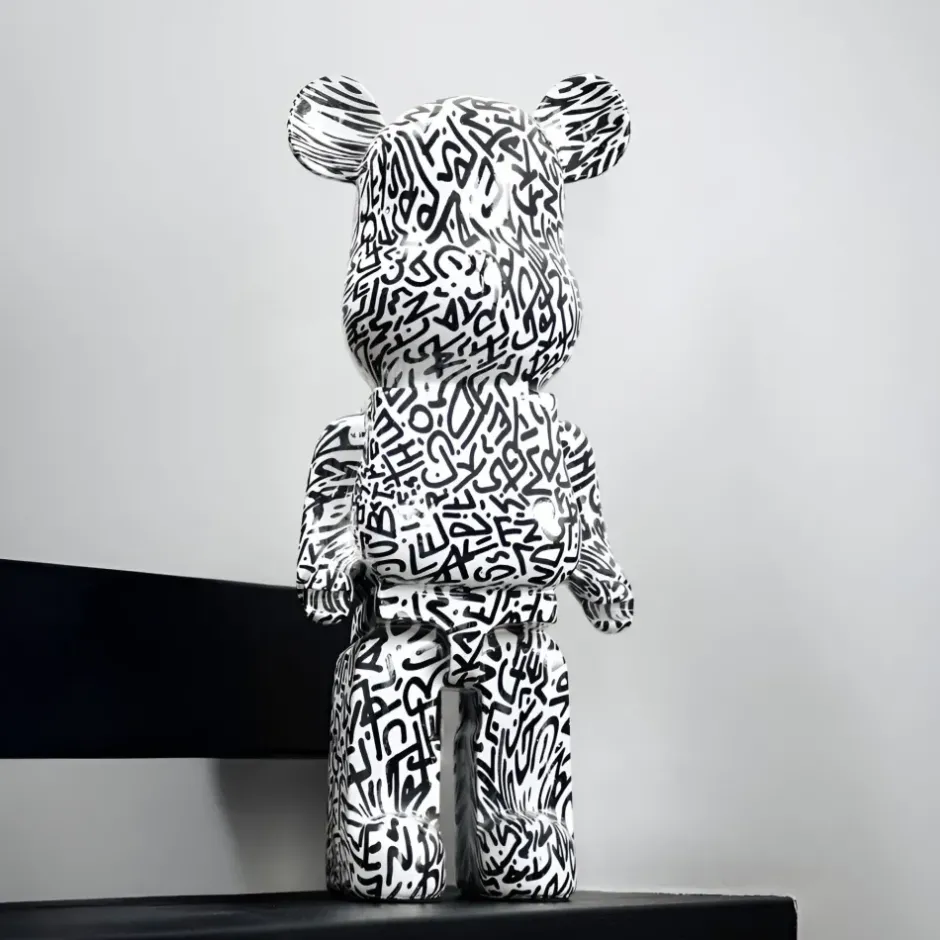 Statues & Sculptures Table Top|Floor Standing^Aero Bear Doodle 50cm Resin Indoor Sculpture