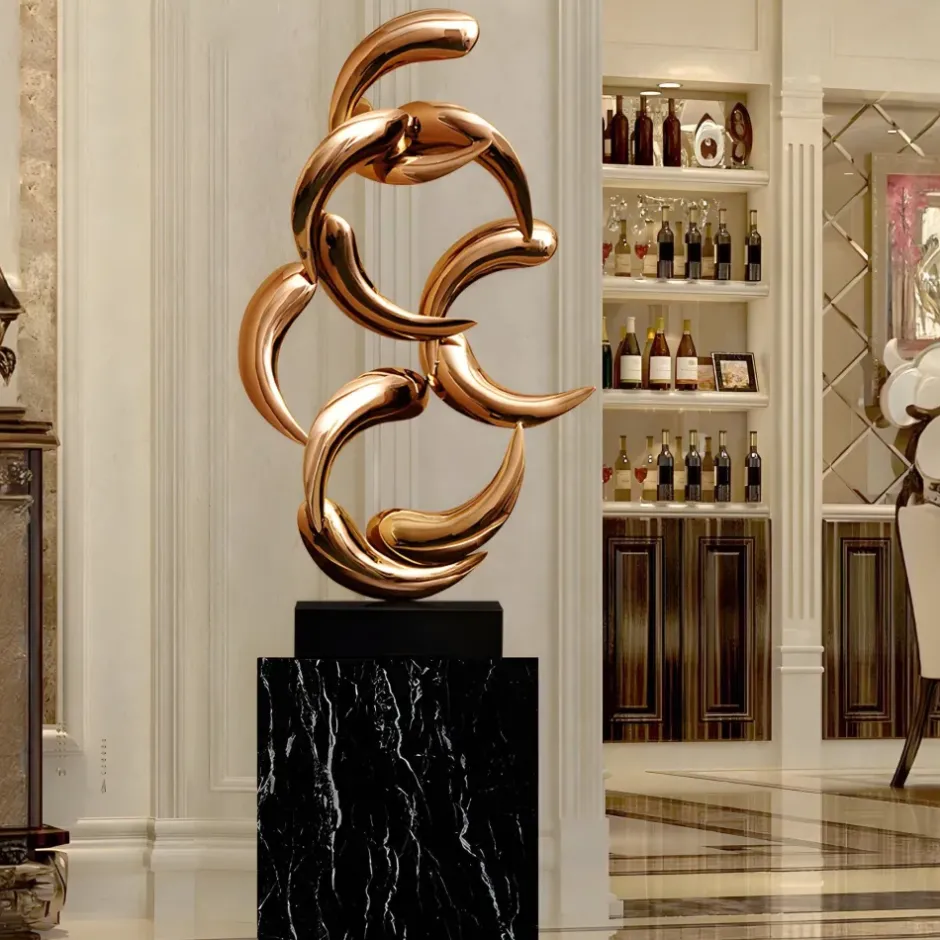 Statues & Sculptures Table Top|Floor Standing^Aero Stream 74cm Bronze Metal Indoor Sculpture v2