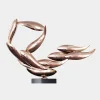 Statues & Sculptures Table Top|Abstract^Aero Stream 50cm Copper Metal Indoor Sculpture