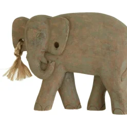 Statues & Sculptures Table Top|Animals^Ancient Elephant 31cm Wood Indoor Statue