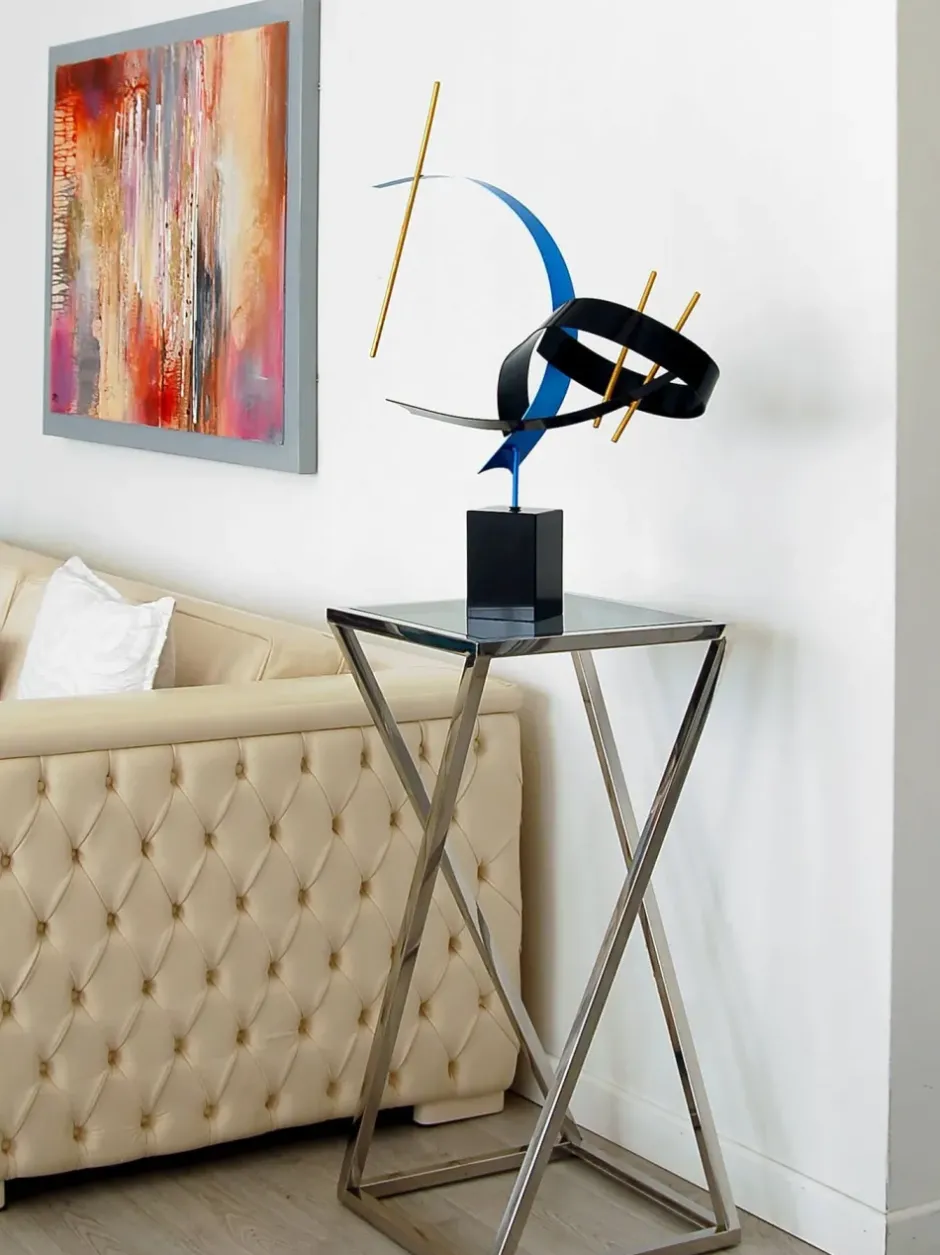 Statues & Sculptures Table Top|Abstract^Art of Noise 70cm Abstract Metal Indoor Sculpture