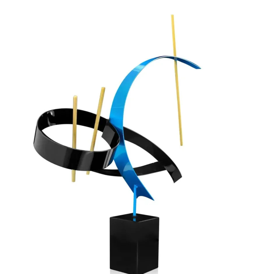 Statues & Sculptures Table Top|Abstract^Art of Noise 70cm Abstract Metal Indoor Sculpture