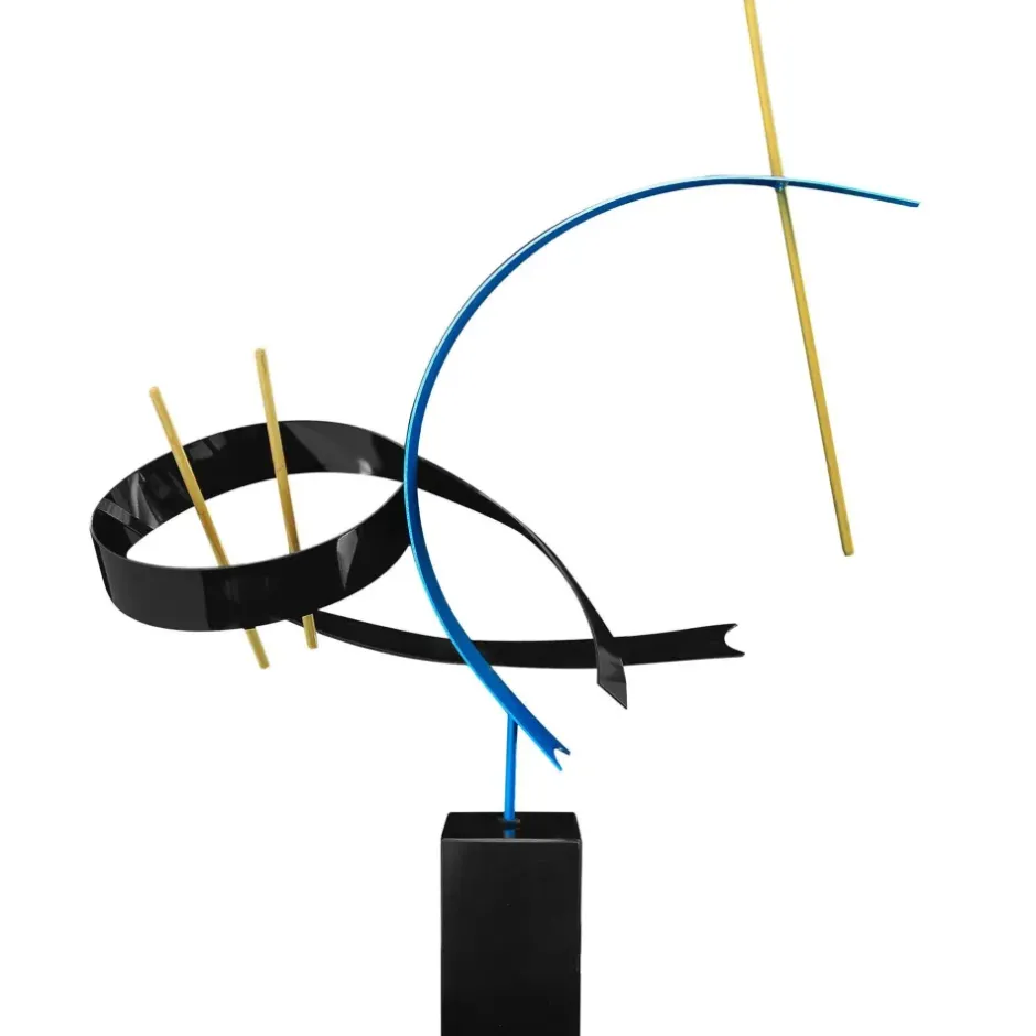 Statues & Sculptures Table Top|Abstract^Art of Noise 70cm Abstract Metal Indoor Sculpture