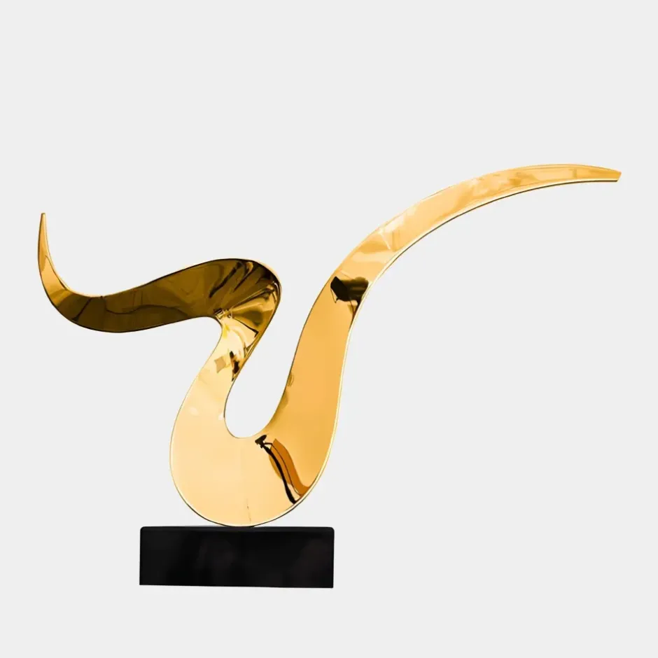 Statues & Sculptures Table Top|Floor Standing^Astral Edge 76cm Gold Metal Indoor Sculpture