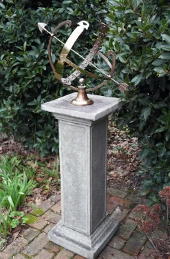 Statues & Sculptures Armillary Sundials^Athenian Armillary Stone Garden Sundial