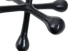 Statues & Sculptures Table Top|Abstract^Atomic Bloom 16cm Black Metal Indoor Sculpture