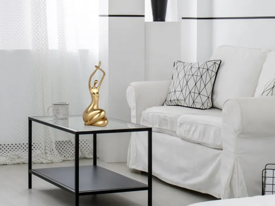 Statues & Sculptures Table Top|Figurative^Awakened Grace 32cm Gold Resin Indoor Sculpture
