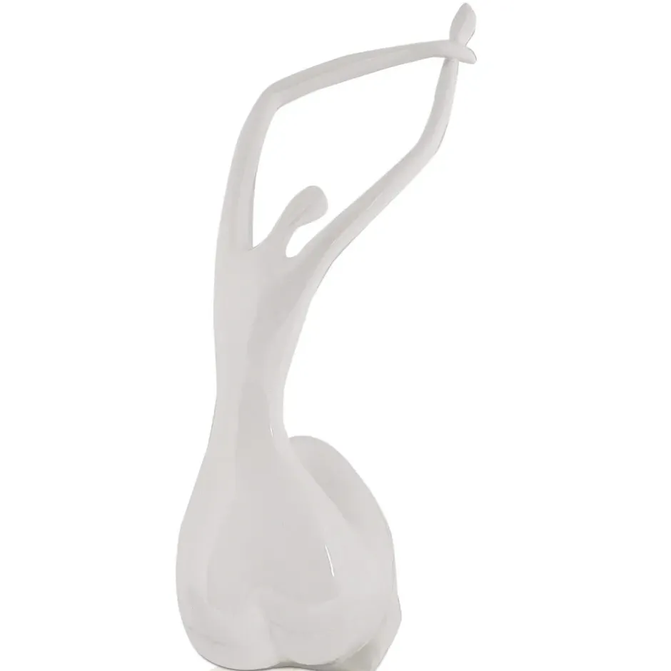 Statues & Sculptures Figurative|Table Top^Awakened Grace 54cm White Resin Indoor Sculpture