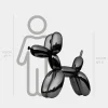 Statues & Sculptures Floor Standing|Balloon Dogs^Balloon Dog 100cm Black Fibreglass Indoor Sculpture