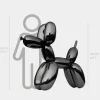 Statues & Sculptures Floor Standing|Balloon Dogs^Balloon Dog 130cm Black Fibreglass Indoor Sculpture