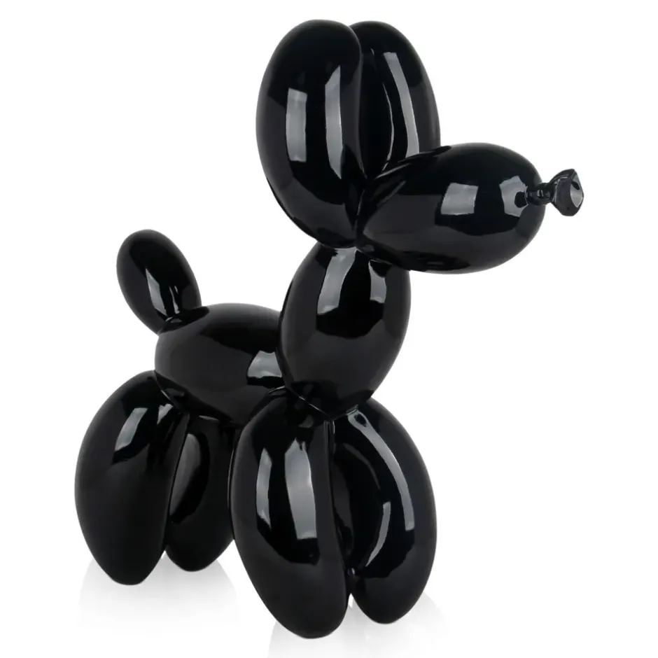 Statues & Sculptures Floor Standing|Balloon Dogs^Balloon Dog 62cm Black Resin Indoor Sculpture