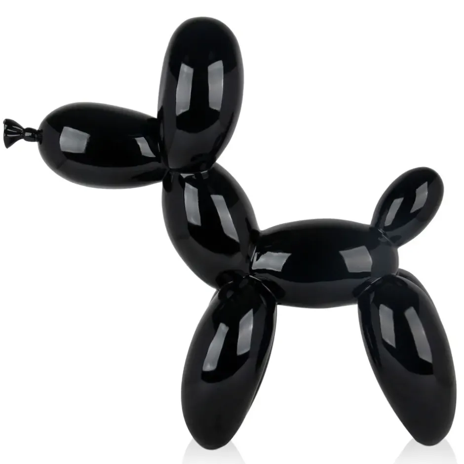 Statues & Sculptures Floor Standing|Balloon Dogs^Balloon Dog 62cm Black Resin Indoor Sculpture