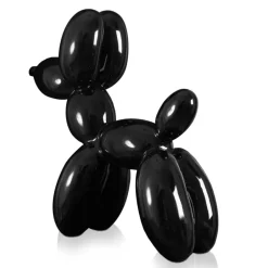 Statues & Sculptures Table Top|Floor Standing^Balloon Dog 46cm Black Resin Indoor Sculpture