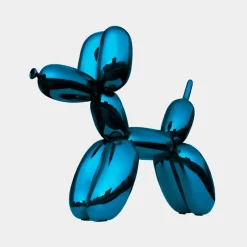 Statues & Sculptures Floor Standing|Balloon Dogs^Balloon Dog 80cm Blue Metal Garden Sculpture