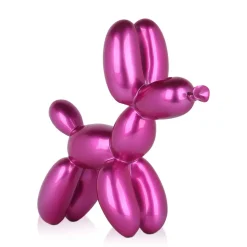 Statues & Sculptures Table Top|Balloon Dogs^Balloon Dog 27cm Fuchsia Resin Indoor Sculpture