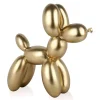 Statues & Sculptures Table Top|Floor Standing^Balloon Dog 46cm Gold Resin Indoor Sculpture