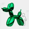 Statues & Sculptures Giant|Floor Standing^Balloon Dog 240cm Green Fibreglass Indoor Sculpture