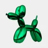 Statues & Sculptures Floor Standing|Balloon Dogs^Balloon Dog 80cm Green Fibreglass Indoor Sculpture