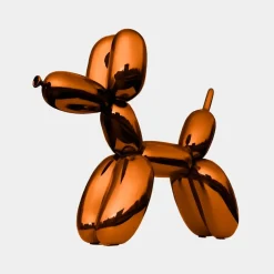 Statues & Sculptures Floor Standing|Balloon Dogs^Balloon Dog 80cm Orange Metal Garden Sculpture