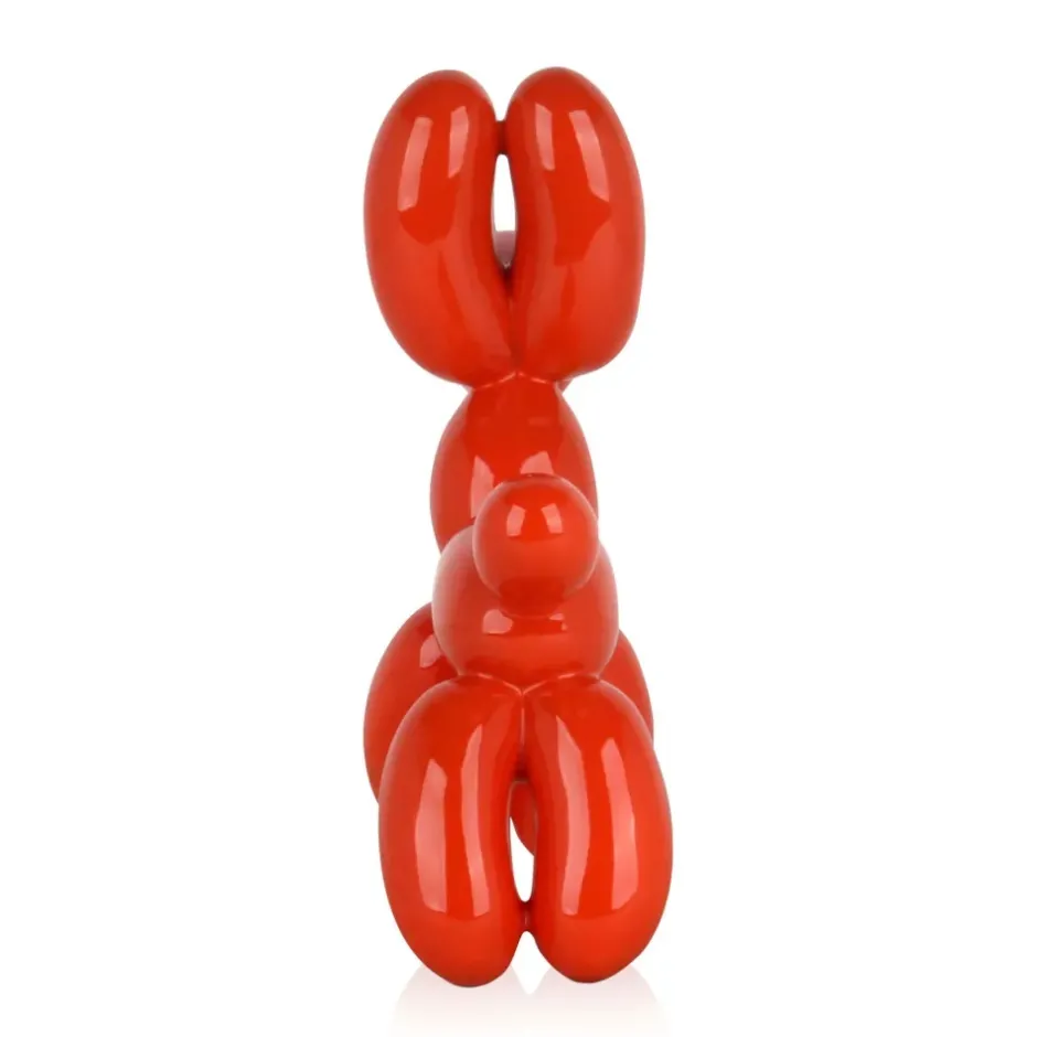 Statues & Sculptures Table Top|Balloon Dogs^Balloon Dog 27cm Orange Resin Indoor Sculpture