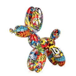 Statues & Sculptures Table Top|Balloon Dogs^Balloon Dog 27cm Pop Art Resin Indoor Sculpture