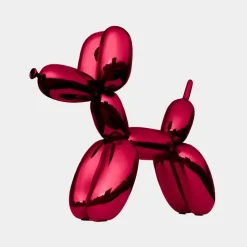 Statues & Sculptures Floor Standing|Balloon Dogs^Balloon Dog 80cm Red Fibreglass Indoor Sculpture
