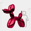 Statues & Sculptures Floor Standing|Giant^Balloon Dog 200cm Red Metal Garden Sculpture