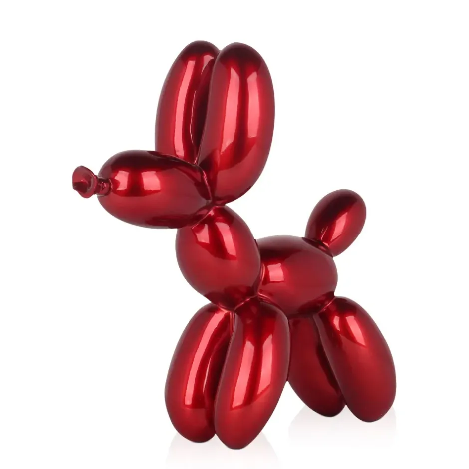 Statues & Sculptures Table Top|Balloon Dogs^Balloon Dog 27cm Red Resin Indoor Sculpture