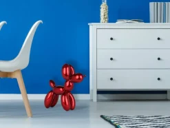 Statues & Sculptures Table Top|Floor Standing^Balloon Dog 46cm Red Resin Indoor Sculpture