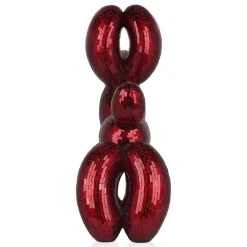Statues & Sculptures Table Top|Floor Standing^Balloon Dog 60cm Red Resin Indoor Sculpture