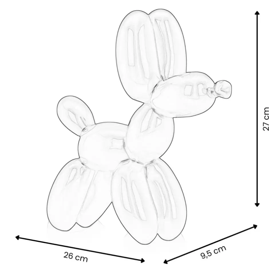 Statues & Sculptures Table Top|Graffiti^Balloon Dog 27cm Street Art Resin Indoor Sculpture