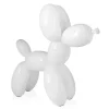 Statues & Sculptures Table Top|Floor Standing^Balloon Dog 46cm White Resin Indoor Sculpture