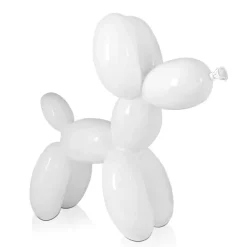 Statues & Sculptures Table Top|Balloon Dogs^Balloon Dog 27cm White Resin Indoor Sculpture
