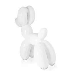 Statues & Sculptures Table Top|Balloon Dogs^Balloon Dog 27cm White Resin Indoor Sculpture