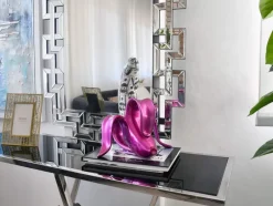 Statues & Sculptures Table Top|Contemporary^Banana Burst 35cm Fuchsia Resin Indoor Sculpture