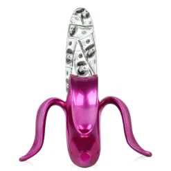 Statues & Sculptures Table Top|Contemporary^Banana Burst 35cm Fuchsia Resin Indoor Sculpture