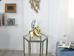 Statues & Sculptures Table Top|Contemporary^Banana Burst 35cm Gold Resin Indoor Sculpture