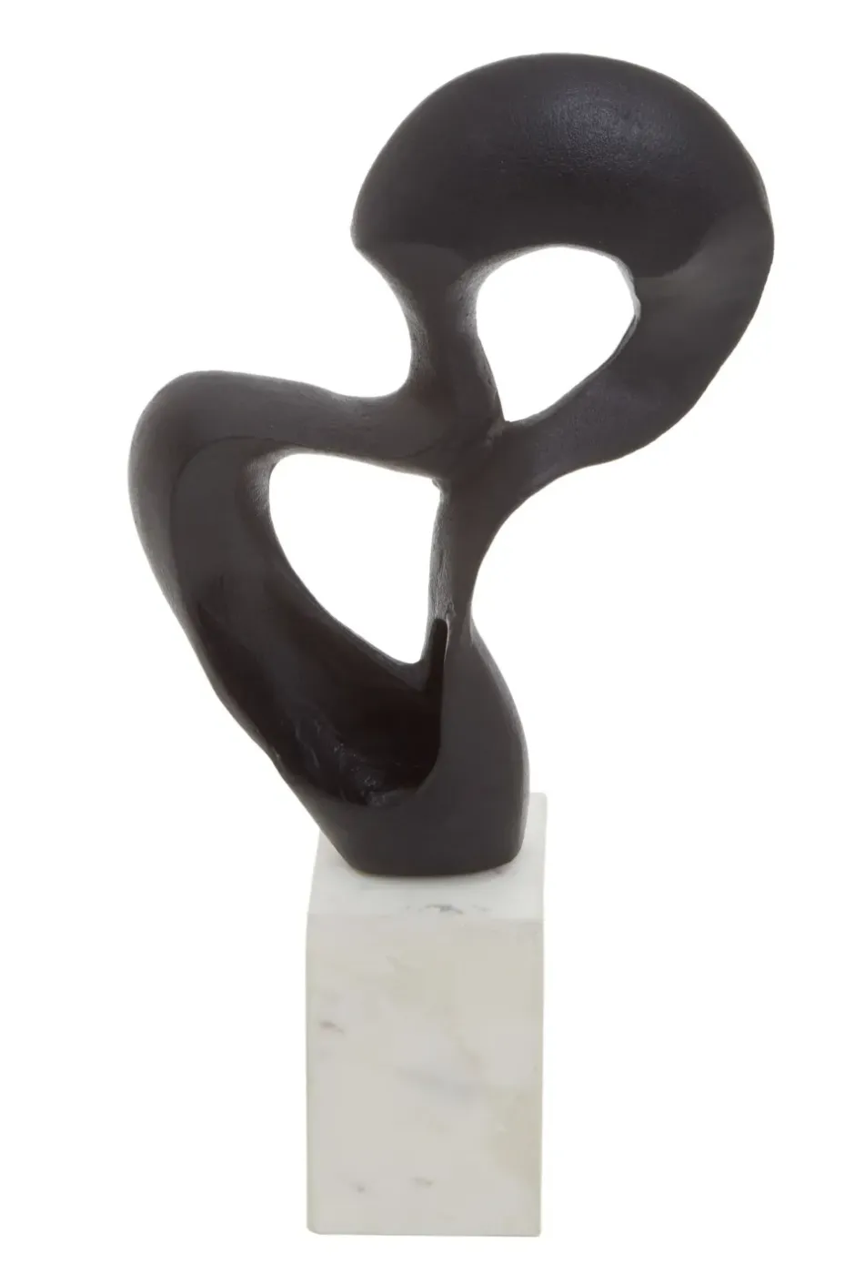 Statues & Sculptures Table Top|Abstract^Black Mirage 52cm Metal Indoor Sculpture