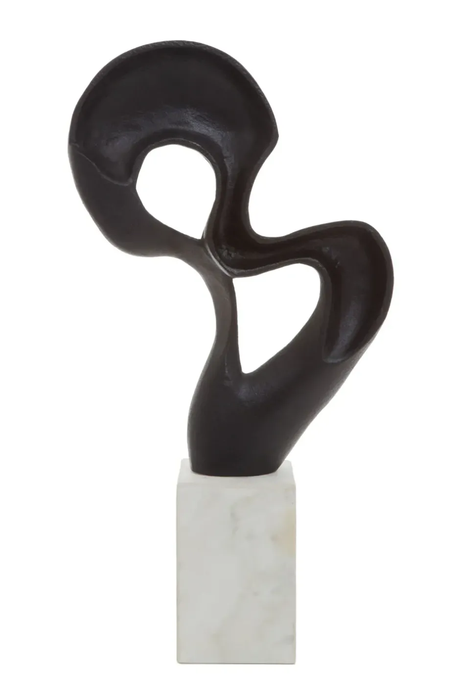 Statues & Sculptures Table Top|Abstract^Black Mirage 52cm Metal Indoor Sculpture