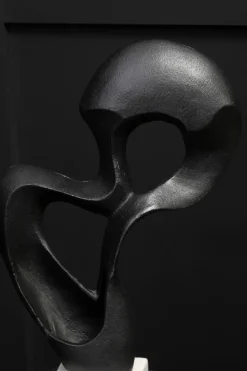 Statues & Sculptures Table Top|Abstract^Black Mirage 52cm Metal Indoor Sculpture